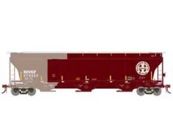Athearn Genesis G89958 HO Scale Trinity 3 Bay Covered Hopper "Repaired" BNSF 474424