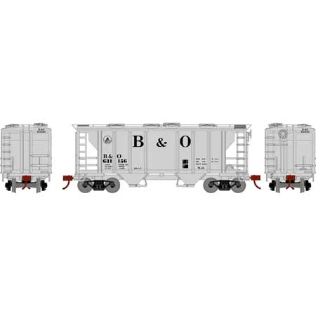 Athearn HO Scale 15413 PS-2 2003 Covered Hopper Baltimore & Ohio B&O 631156 3 Athearn HO Scale 15413 PS-2 2003 Covered Hopper Baltimore & Ohio B&O 631156 - Image 2