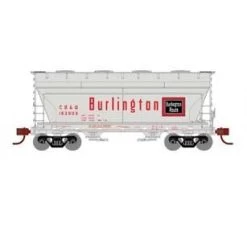Athearn HO Scale 93452 ACF 2970 2 Bay Covered Hopper Burlington CB&Q 183951