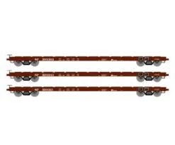 Athearn HO Scale 97089 60' Flatcar Southern Pacific SP 3 Pack