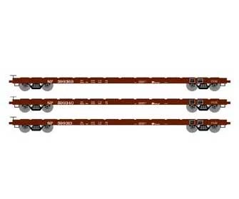 Athearn HO Scale 97089 60' Flatcar Southern Pacific SP 3 Pack 3 Athearn HO Scale 97089 60' Flatcar Southern Pacific SP 3 Pack