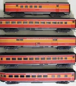 Athearn HO Scale Heavyweight Passenger 5 Car Set Southern Pacific SP Daylight - USED