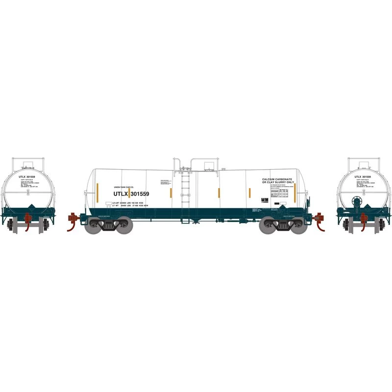 Athearn RTR 16399 HO Scale 16k Clay Slurry Tank Car Union UTLX 301559 4 Athearn RTR 16399 HO Scale 16k Clay Slurry Tank Car Union UTLX 301559 - Image 2