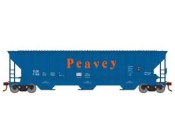 Athearn RTR 22274 HO Scale PS 4740 Covered Hopper Peavey TLDX 7128