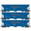 Athearn RTR 22275 HO Scale PS 4740 Covered Hopper Peavey TLDX 3-Pack -Explore Athearn's Exquisite Train Models At athearnoutlet.com! athearn rtr 22275 ho scale ps 4740 covered hopper peavey tldx 3 pack