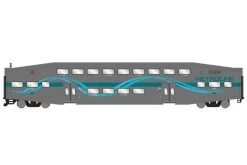 Athearn RTR 28579 N Scale Bombardier Cab Metrolink Refurbished SCAX 627