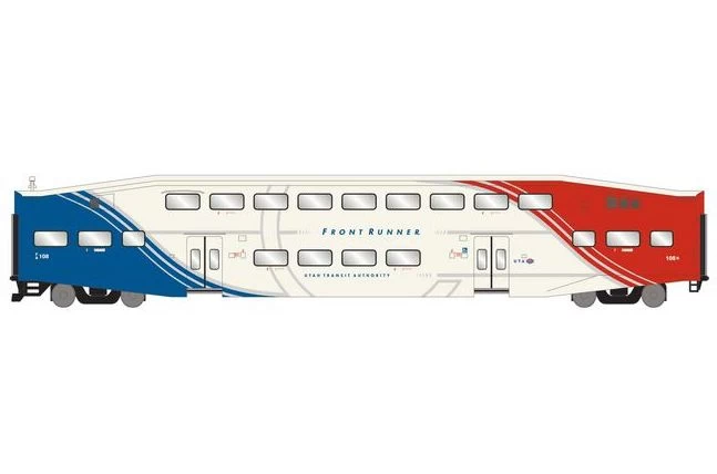 Athearn RTR 28587 N Scale Bombardier Control Cars Utah FrontRunner UTAX 108 3 Athearn RTR 28587 N Scale Bombardier Control Cars Utah FrontRunner UTAX 108
