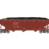 Athearn RTR 33077 HO Scale 40' Offset Coal Hopper W/Load Santa Fe ATSF 75811 -Explore Athearn's Exquisite Train Models At athearnoutlet.com! athearn rtr 33077 ho scale 40 offset coal hopper w load santa fe atsf 75811