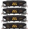 Athearn RTR 33091 HO Scale 40' Offset Coal Hopper W/Load Seaboard Coast Line SCL 4-Pack #2 -Explore Athearn's Exquisite Train Models At athearnoutlet.com! athearn rtr 33091 ho scale 40 offset coal hopper w load seaboard coast line scl 4 pack 2