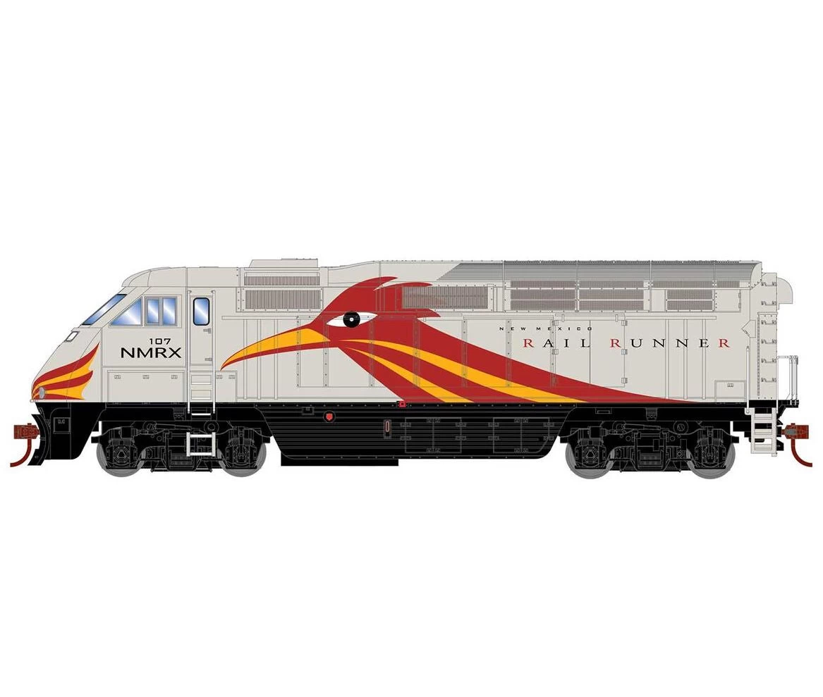 Athearn RTR 64855 HO Scale EMD F59PHI Diesel New Mexico Railrunner NMRX 107 DC 3 Athearn RTR 64855 HO Scale EMD F59PHI Diesel New Mexico Railrunner NMRX 107 DC