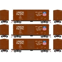 Athearn RTR 67962 HO Scale 40' Modernized Boxcar Union Pacific UP 3 Pack 5 Athearn RTR 67962 HO Scale 40' Modernized Boxcar Union Pacific UP 3 Pack -Explore Athearn's Exquisite Train Models At athearnoutlet.com! athearn rtr 67962 ho scale 40 modernized boxcar union pacific up 3 pack2