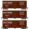 Athearn RTR 67971 HO Scale 40' Modernized Boxcar Southern SOU 3 Pack