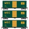 Athearn RTR 67974 HO Scale 40' Modernized Boxcar Maine Central MEC 3 Pack -Explore Athearn's Exquisite Train Models At athearnoutlet.com! athearn rtr 67974 ho scale 40 modernized boxcar maine central mec 3 pack