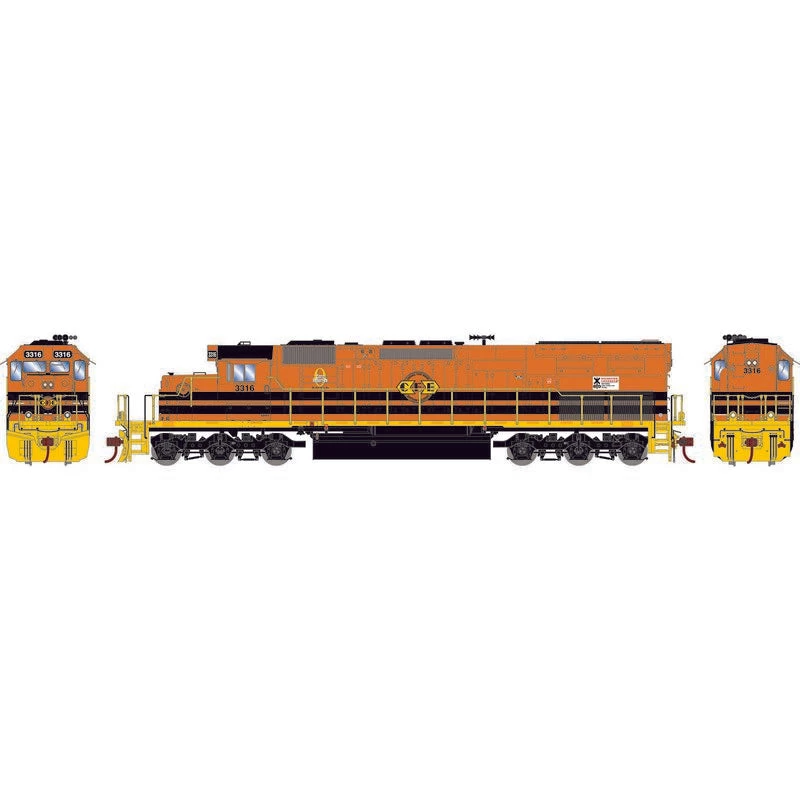 Athearn RTR 71755 HO Scale EMD SD40T-2 Chicago, Fort Wayne And Eastern CFE 3316 DC 4 Athearn RTR 71755 HO Scale EMD SD40T-2 Chicago, Fort Wayne And Eastern CFE 3316 DC - Image 2