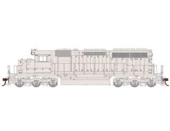 Athearn RTR 73647 HO Scale EMD SD40 Undecorated DC
