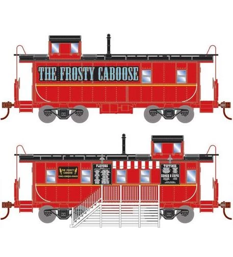 Athearn RTR 74039 HO Scale Concession Cupola Caboose Set The Frosty Caboose 3 Athearn RTR 74039 HO Scale Concession Cupola Caboose Set The Frosty Caboose