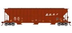 Athearn RTR 81505 HO 54' FMC 4700 Covered Hopper BNSF Wedge 430327