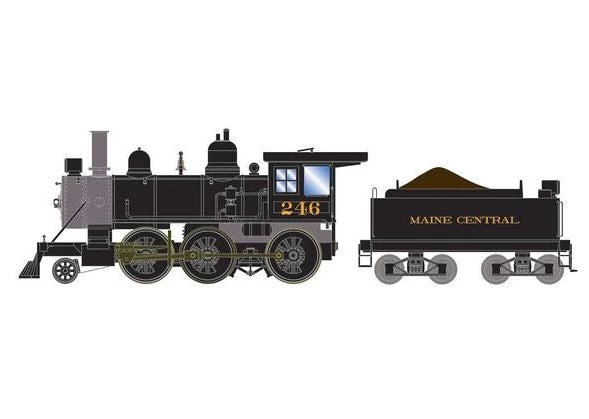 Athearn RTR 87241 HO Scale 2-6-0 Steam Locomotive Maine Central MEC 246 3 Athearn RTR 87241 HO Scale 2-6-0 Steam Locomotive Maine Central MEC 246