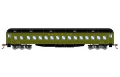 Athearn RTR 88220 HO Scale Heavyweight Coach Passenger Car Santa Fe ATSF 3040