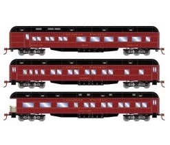 Athearn RTR 88231 HO Scale Heavyweight Passenger 3 Car Set Canadian Pacific CP