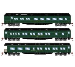 Athearn RTR 88234 HO Scale Heavyweight Passenger 3 Car Set Maine Central MEC
