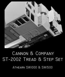 Cannon & Company 2002 HO Scale Etched Brass Safety Tread & Step Kit For Athearn SW1500 & SW1000