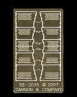 Cannon & Company 2035 HO Scale Photo-Etched Brass Engine Step Set For Athearn SD40-2